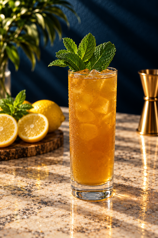 Vanilla Peach Bourbon Tea